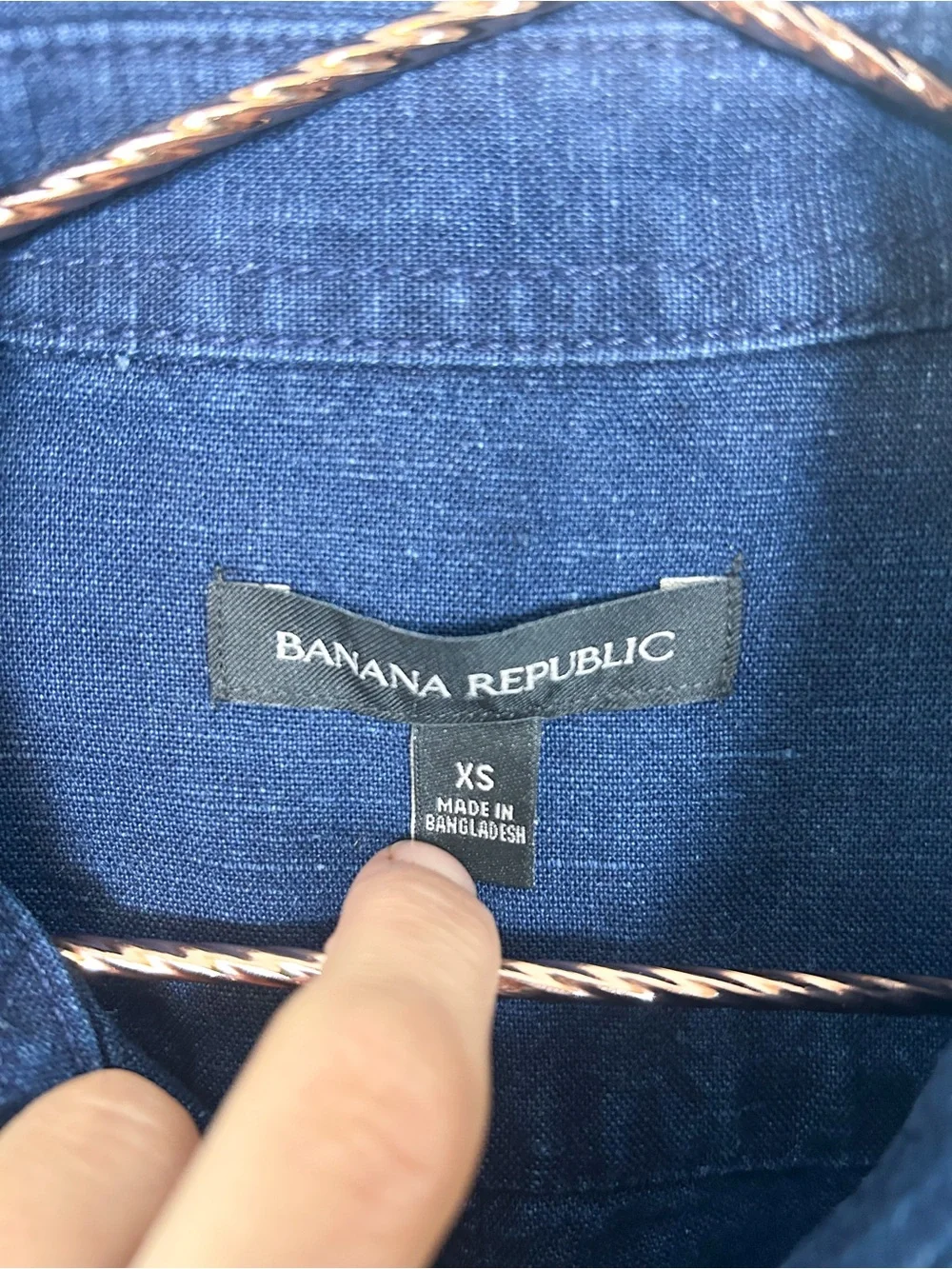 Banana Republic Sleeveless Dark Indigo Denim Jumpsuit No Belt